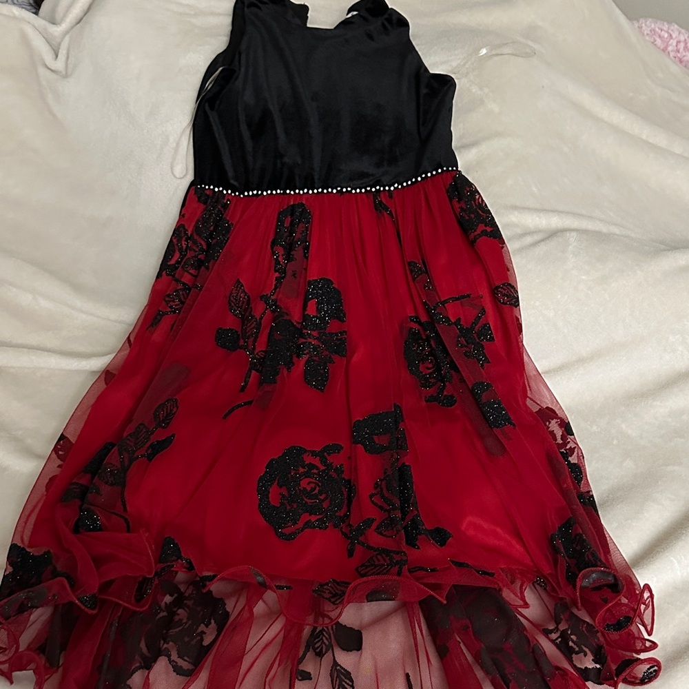 Speechless Black and Red Kids Formal Dress